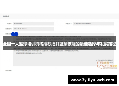 全国十大篮球培训机构推荐提升篮球技能的最佳选择与发展路径